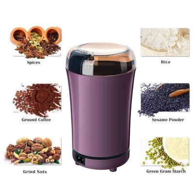 Picture of Mini Kitchen Electric Coffee Grinder Cereals Nuts Beans Spices Grains Grinding Machine Multifunctional Home Coffee Grinder(multicolour)