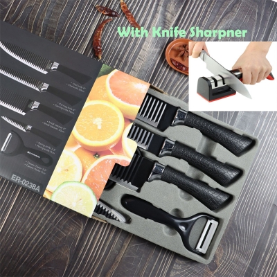 Picture of Non-Stick Coating international Stainless Steel New Kitchen tools 6 Pcs Set new(6pcs set with  sharper)