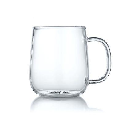 Picture of 1pcs 490ml high temperature resistant glass tea cup water cup high borosilicate glass tea cup(clear cup 490ml)