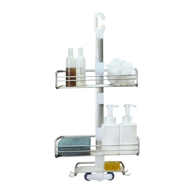 Picture of Binca Collapsible & Adjustable Shower Caddy (Aluminum) high quality(aluminum silver color)