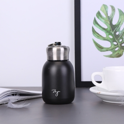 Picture of Leakproof Portable Modern Thermal Drinking Bottle MIni Lightweight Stainless Steel Water Bottle for Kids Men Women(Rose Gold)