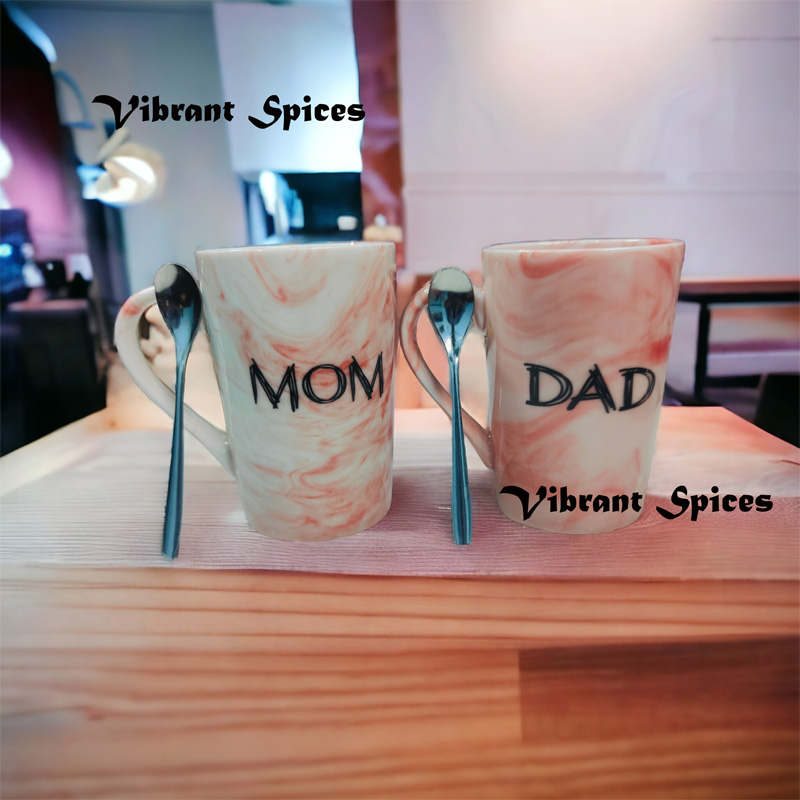 Picture of Luxury Coffee Mug Breakfast Milk Coffee Tea Cup Marble Gold Plating MRS MR Ceramic Mug Pink Blue Drinkware Couple Lover's Gift - Coffee Mug(Multicolor)