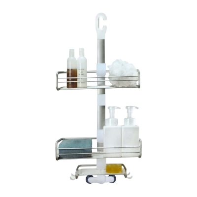 Picture of Binca Collapsible & Adjustable Shower Caddy (Aluminum) high quality(aluminum silver color)