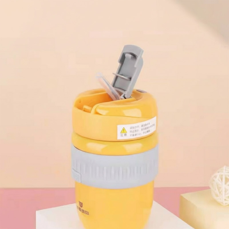 Picture of New Mini Coffee thermos Mug Sealed Leak Proof Drinking Cup Portable Home Office Girls/gents Coffee Milk Tea Thermos Cup(Yellow)