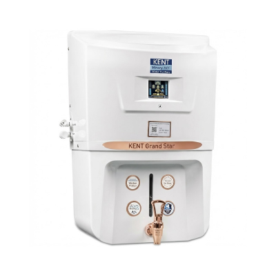 Picture of Kent 9 Liter Grand Star RO| RO+UV+UF+Alkaline+Copper+TDS Control+UV LED Tank| Auto Flush Feature Water Purifier