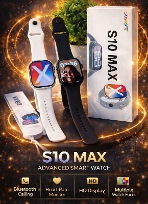 Picture of S10 Max Smart Watch Series 10 | 2.29 Inch Carved Display | Bluetooth 5.3 | Long Battery Life - Multicolor