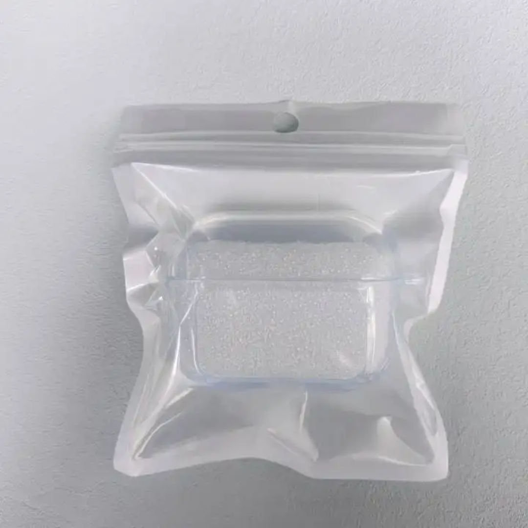 Picture of A9 Pro / E9 Pro AirPods Transparent TPU Case | Clear Protective Cover - White