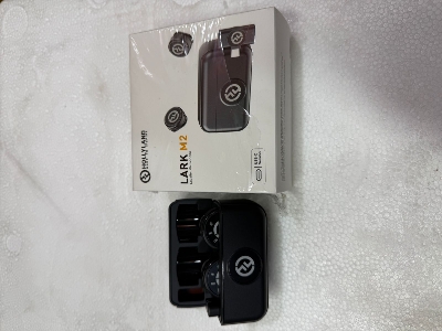 Picture of Hollyland Lark M2 Professional Wireless Lavalier Microphone | Clear Voice Noise Reduction Mic - Black