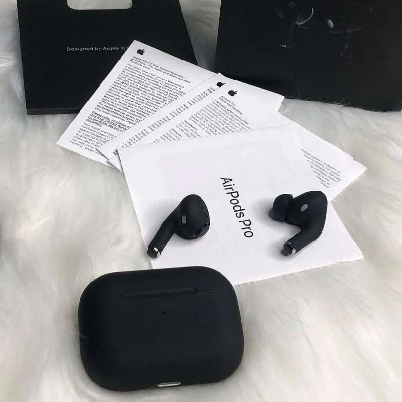Picture of Original AirPods Pro 2nd Generation with Active Noise Cancellation | Wireless Bluetooth Earbuds | Touch Control | Spatial Audio | MagSafe Charging Case - Black