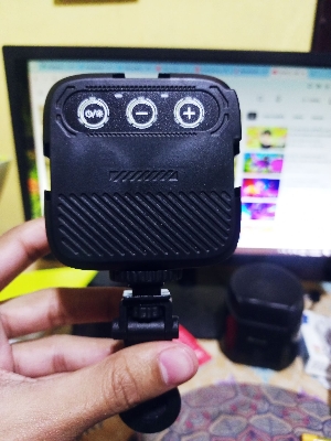 Picture of M-88 LED Video Light Clip-On 5W Rechargeable Fill Light | 3000-6500K Adjustable | CRI 95+ Camera Light