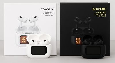 Picture of E9 Pro AirPods | App Support | ANC & ENC Noise Cancellation | Wireless Earbuds – White / Black