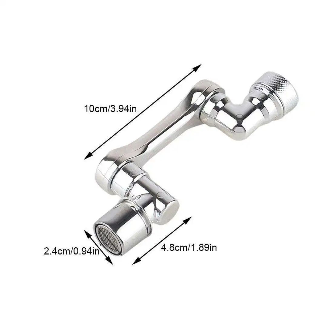 Picture of Dual Mode Faucet Nozzle Extender – Perfect for Kitchen and Bathroom - Silver