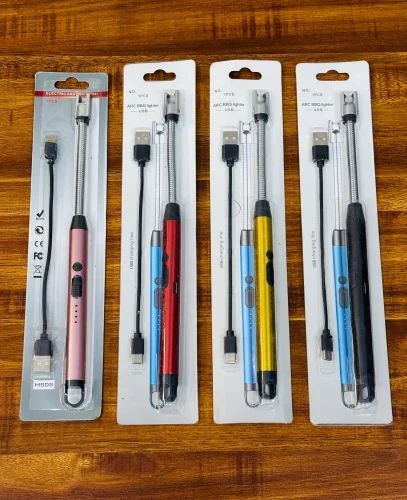 Picture of 360° USB Rechargeable ARC Kitchen Lighter | Electric Windproof Lighter for Cooking & BBQ | Portable & Safety Ignition - Multicolor