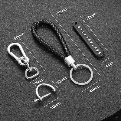 Picture of Keychain Phone Number Plate | Customizable Keyring | Pocket-Friendly Car & Home Number Keyring - Multicolor