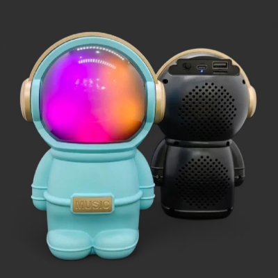 Picture of 808 Astronaut Light Portable Bluetooth Speaker | Smart Astronaut Design | LED Night Light & Music Player - Multicolor