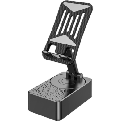 Picture of 3-in-1 Phone Stand with Wireless Speaker | Anti-Slip Base | HD Surround Sound | Compatible with iPhone & Smartphones | Cool Gadget