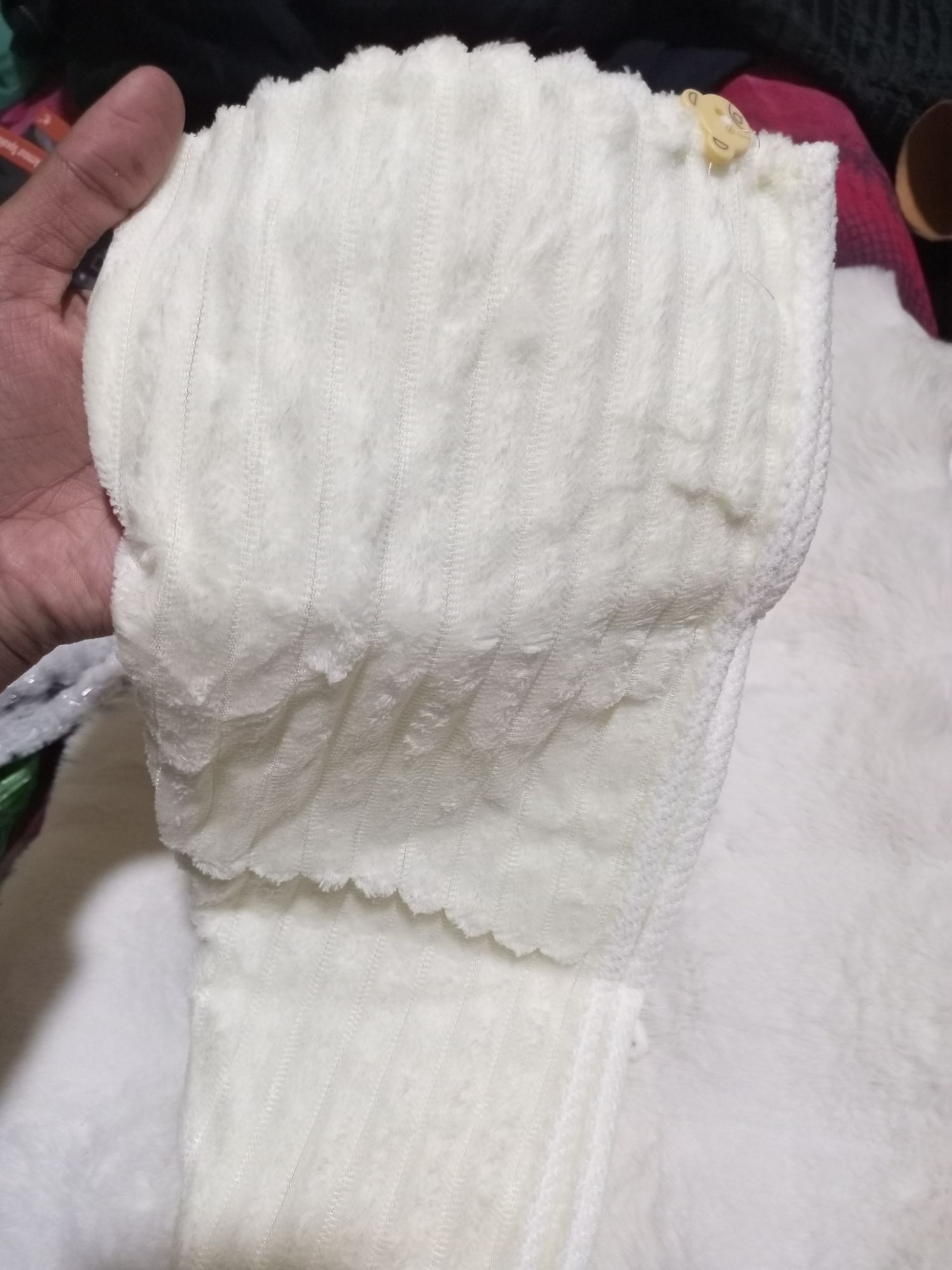 Picture of Coral Velvet Quick-Dry Hair Towel for Women | Multi-Color, Ultra-Fine Fiber | Soft Absorbent Dry Hair Cap - Multicolor