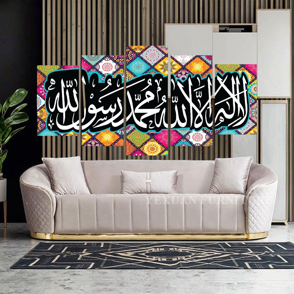 Picture of 5 PCS Sports Car Canvas Wall Art | Modern Room Decoration | Car Painting Poster for Home & Office