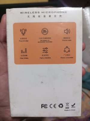 Picture of F11-2 Wireless Microphone & J13 Wireless Microphone | 3-in-1 Hands-Free Lapel Mic | Connector for Mobile Phone | Street Interview & Reporting Mic