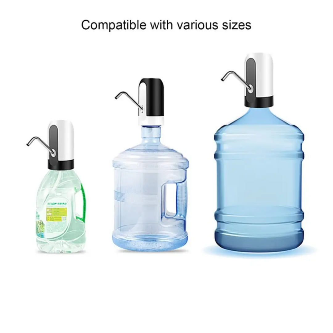 Picture of Plastic Portable Mini USB Rechargeable Water Dispenser Pump | Automatic Electric Water Pump for Bottles - Multicolor