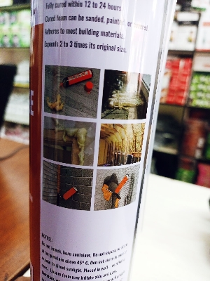 Picture of Expanding Multi-Purpose PU Foam Spray 750ML | Insulation & Gap Filling Foam for Construction & Home Use - White