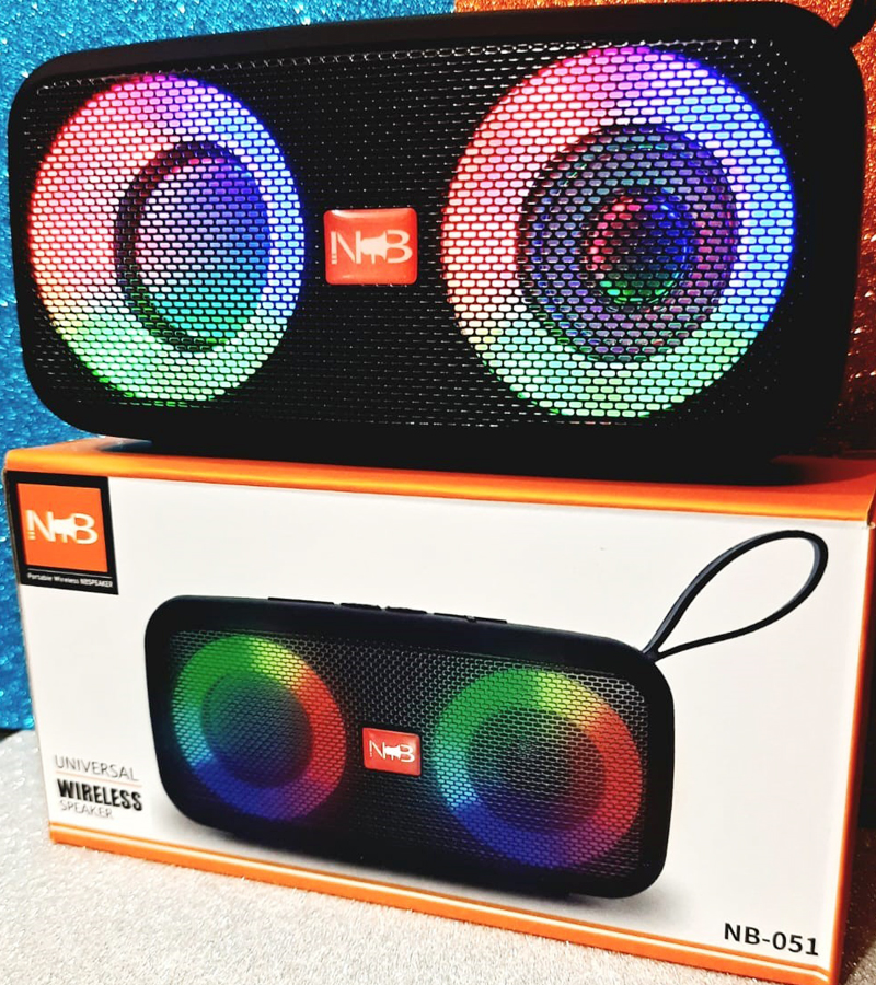 Picture of Wireless Rgb Lighting Bluetooth Speaker NB-051 Model - Aqua