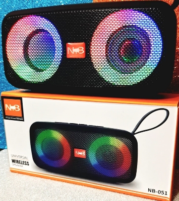 Picture of Wireless Rgb Lighting Bluetooth Speaker NB-051 Model - Aqua