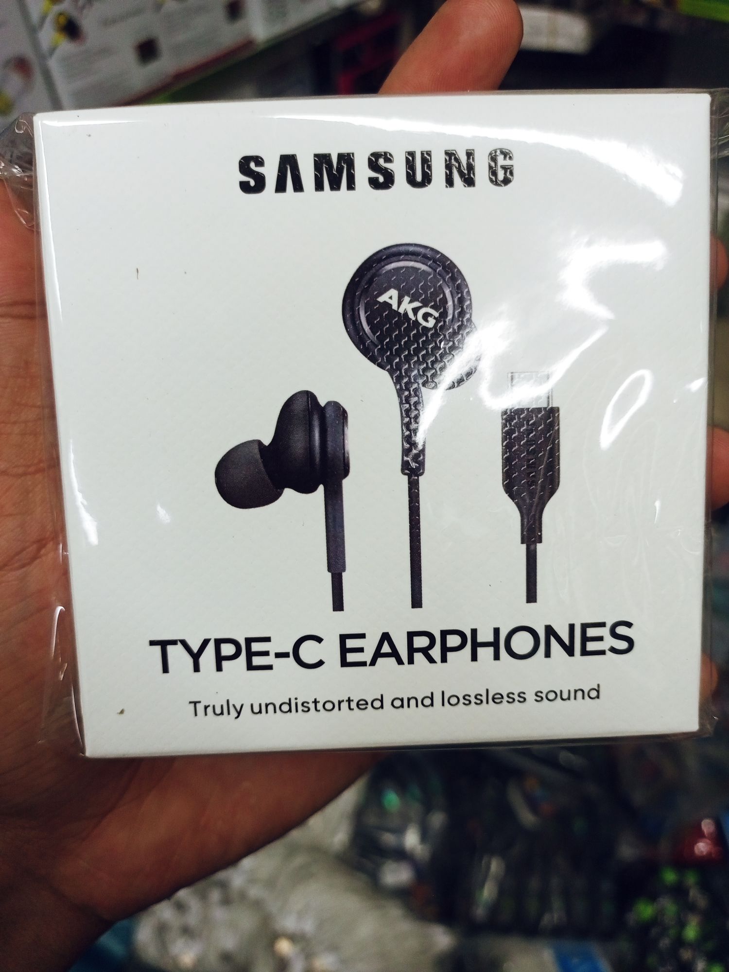 Picture of Samsung AKG Type C Headphone Black - Black