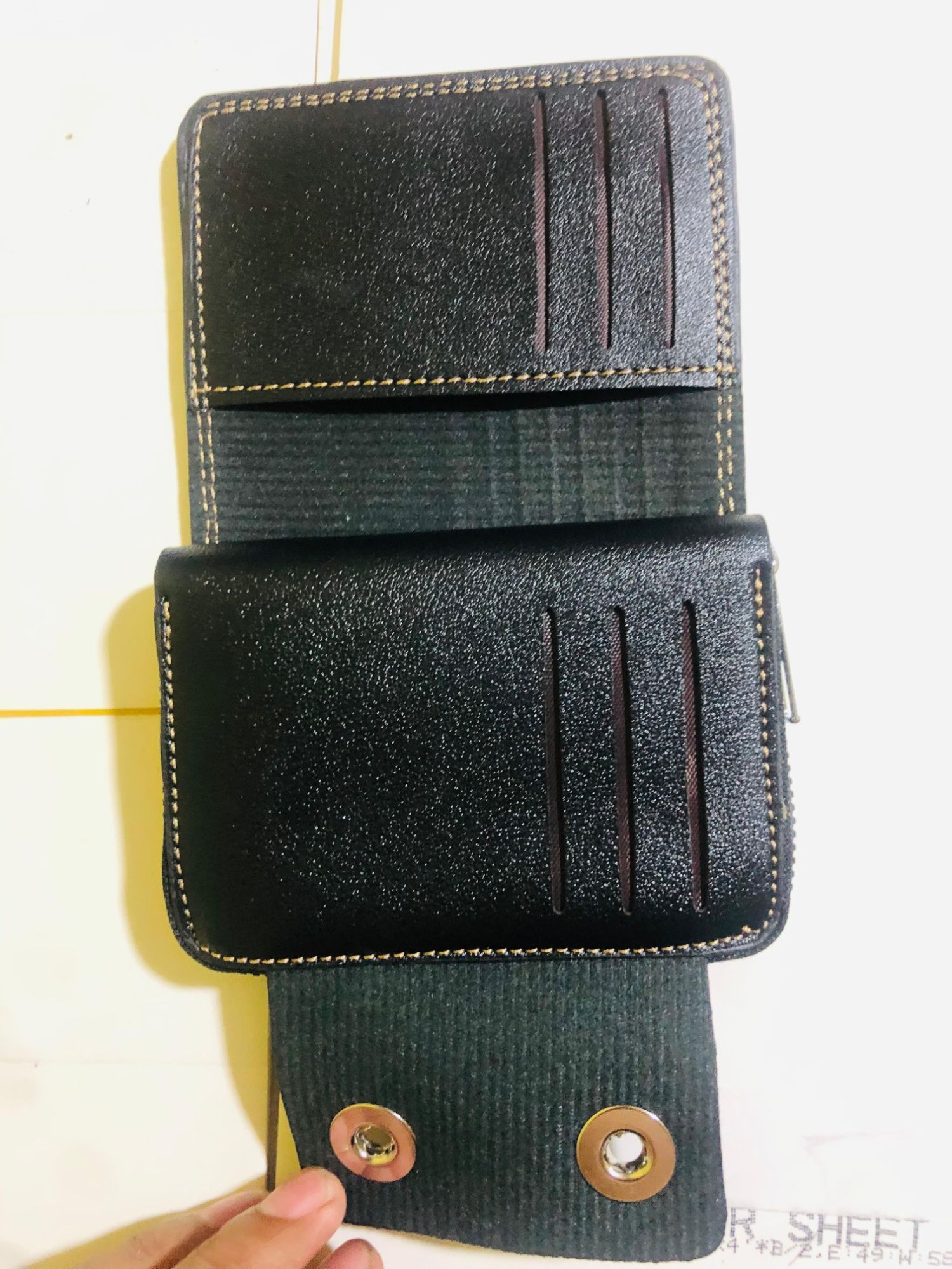 Picture of Leather Premium Wallet for Men & Women | Credit Card Holder & Passport Bag | RFID Blocking Zipper Coin & Multi-Card Wallet