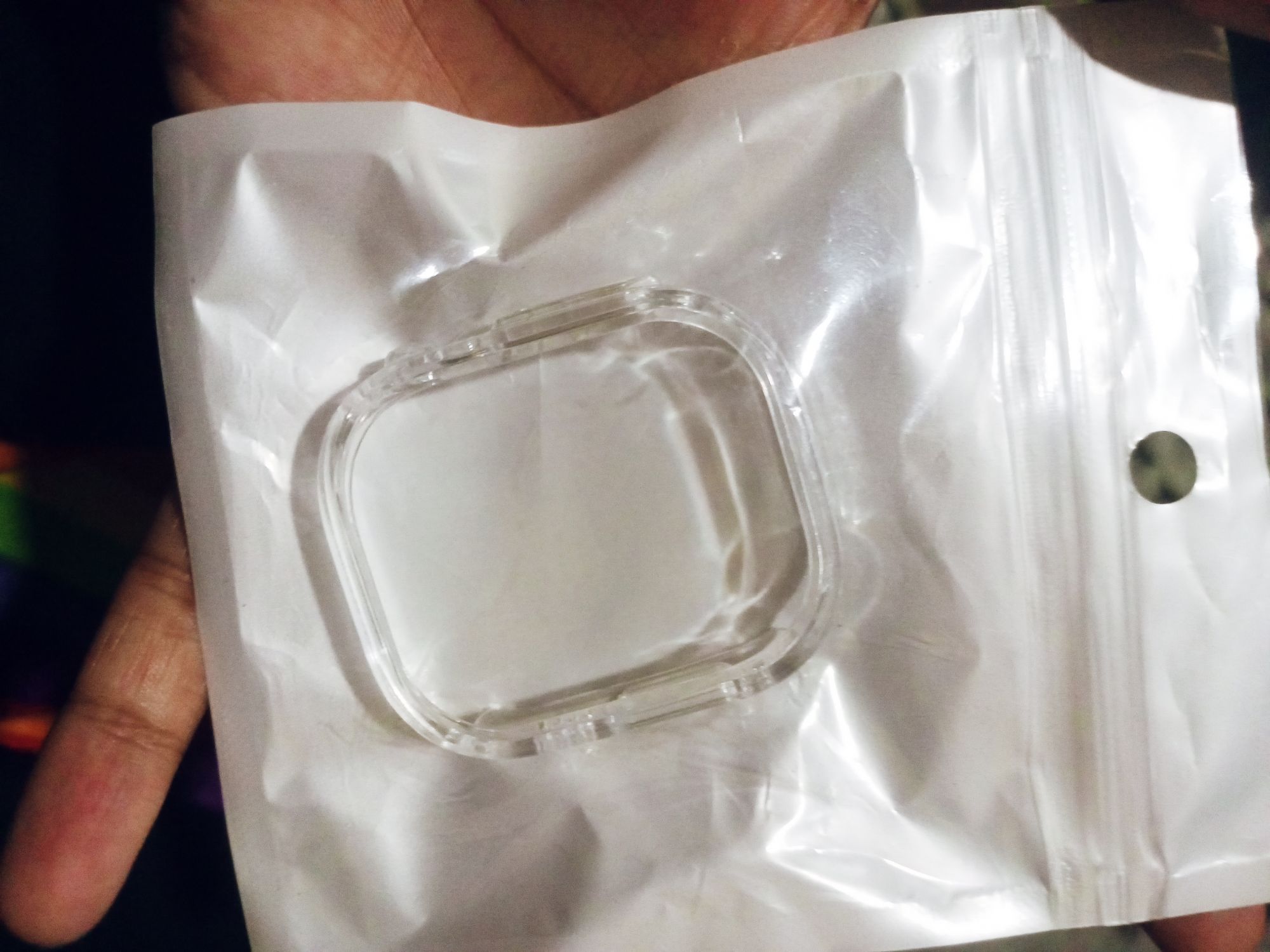 Picture of Transparent TPU Bumper Case for Ultra Smartwatch 49mm | Clear Shockproof Protective Cover - White