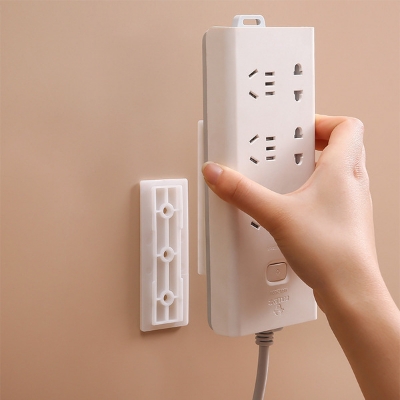 Picture of Socket Strip Holder | Wall-Mounted Plug Storage Organizer | Household Power Strip & Router Holder