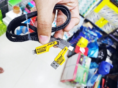 Picture of USB C Cable 4-in-1 (6ft) | 65W Fast Charging Type-C Cable with Fastener & Cable Management | Universal USB-C Charger Cable - Black