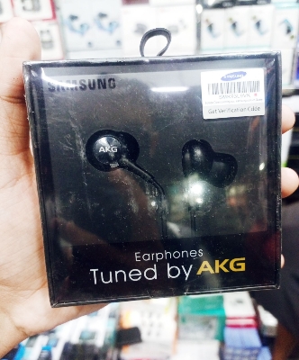 Picture of AKG Type-C & 3.5mm Wired In-Ear Earphones | High Definition Stereo HIFI Headset | Sport Headphones for Samsung S20, Note10, Note20 - Black