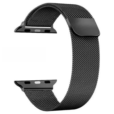 Picture of Mesh Magnetic Metal Bracelet Stainless Steel Strap for Apple iWatch Band 45mm 49mm Milanese Loop Band for iWatch series 9876 And Ultra Smart Watch