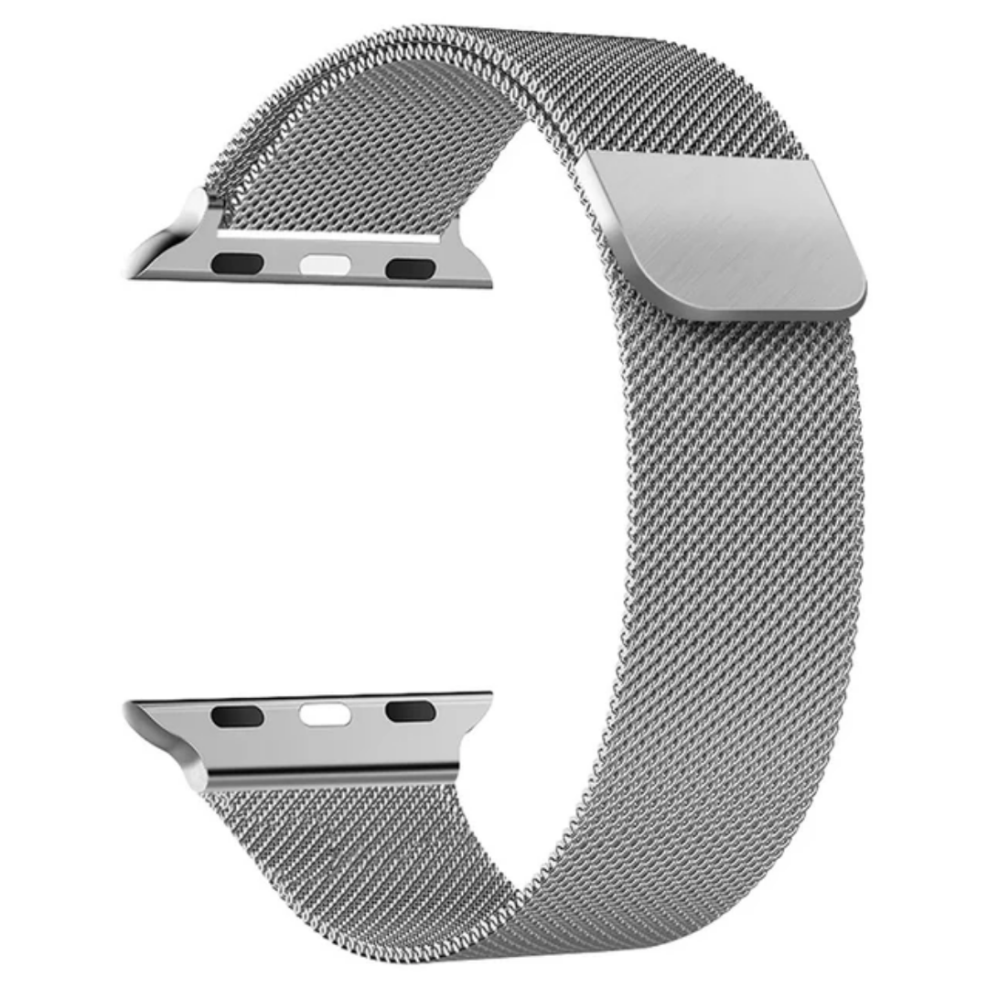Picture of Mesh Magnetic Metal Bracelet Stainless Steel Strap for Apple iWatch Band 45mm 49mm Milanese Loop Band for iWatch series 9876 And Ultra Smart Watch