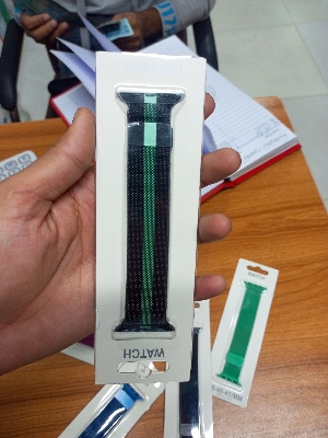 Picture of Mesh Magnetic Metal Bracelet Stainless Steel Strap for Apple iWatch Band 45mm 49mm Milanese Loop Band for iWatch series 9876 And Ultra Smart Watch