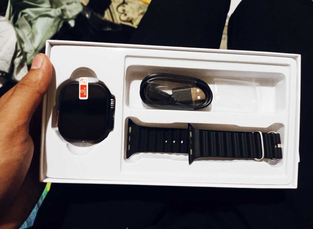 Picture of BW-9 Ultra 4G SIM Card Smart Watch | Built-in Camera | Original Premium Quality Smartwatch for Android & iOS - Black