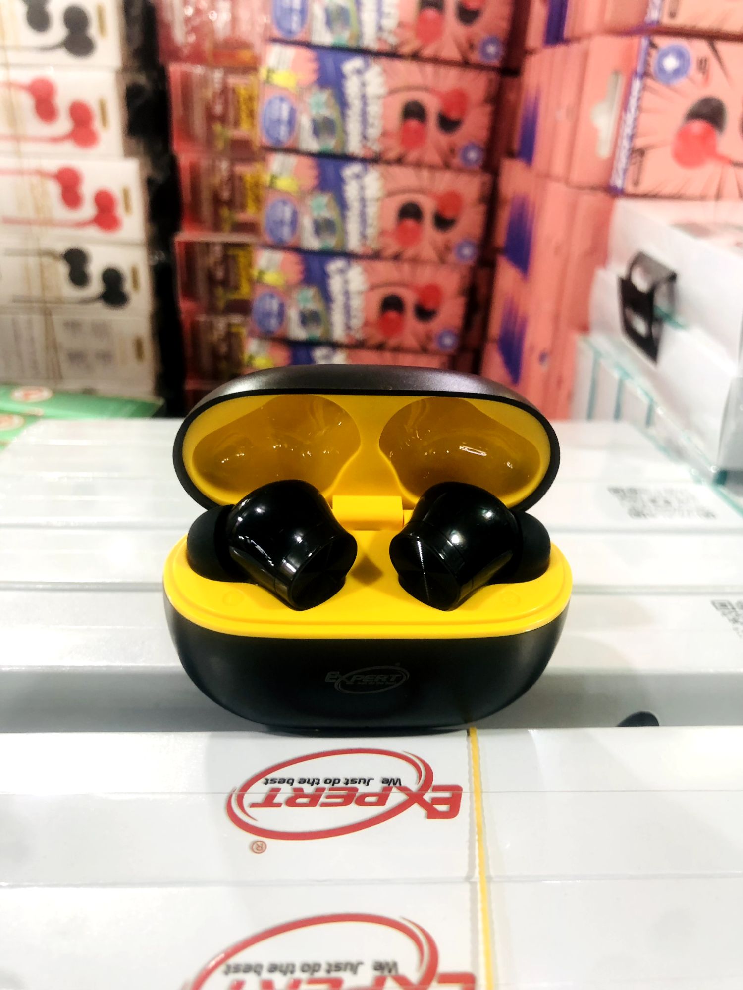 Picture of Expert 65H Wireless Stereo Bluetooth Earbuds | Deep Bass | HD Clear Sound | Touch Control - Black