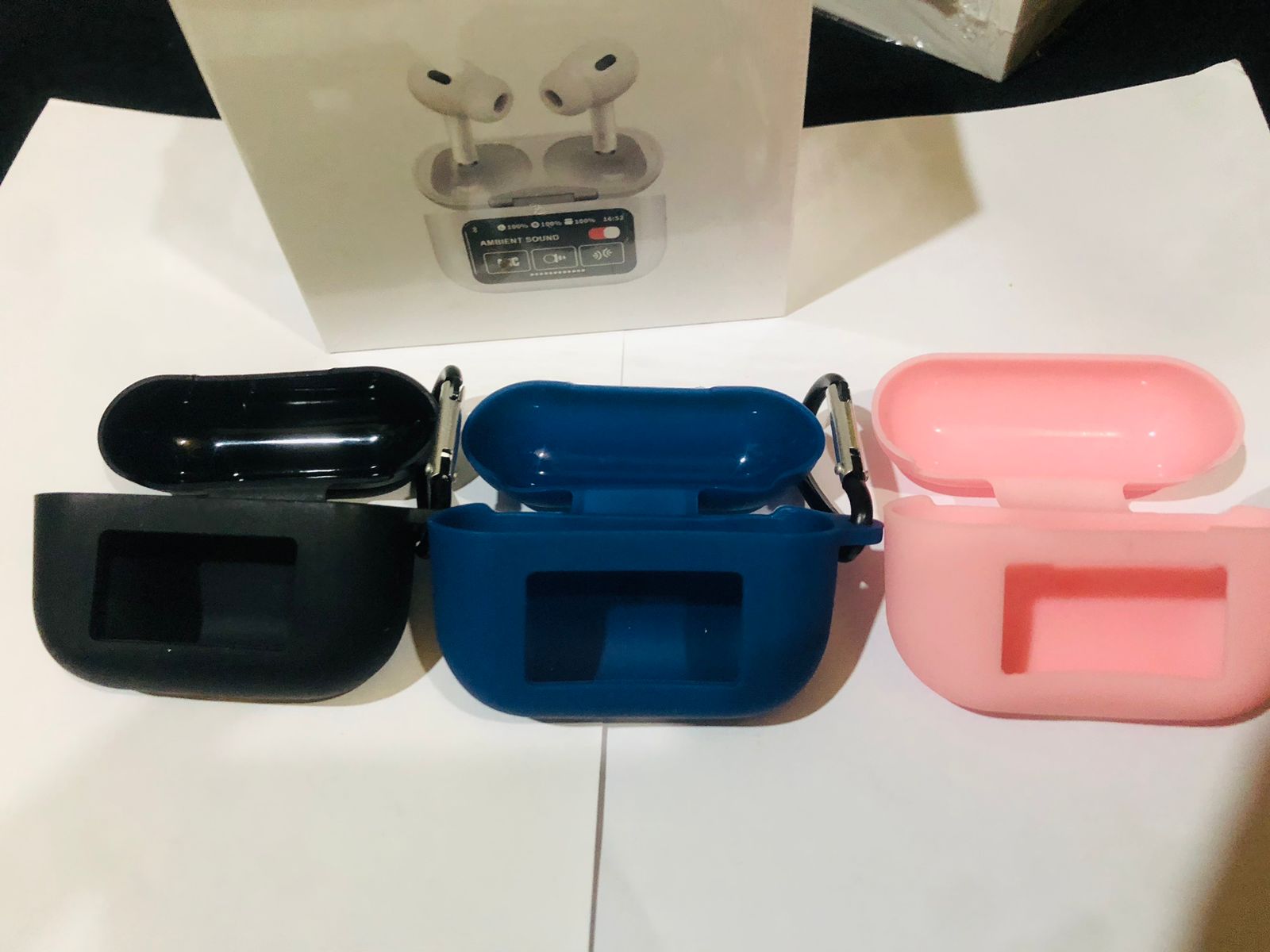 Picture of A9 Pro AirPods Silicone Case | High-Quality Protective Cover | Shockproof & Dustproof Earbud Case