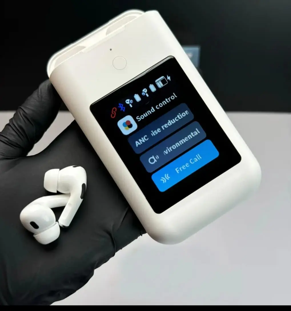 Picture of TF20 BOX Earphones + 8000mAh Power Bank + 2.8" Multimedia Screen | 3-in-1 Gadget Combo | Audio, Charging & Display Set - Multicolor