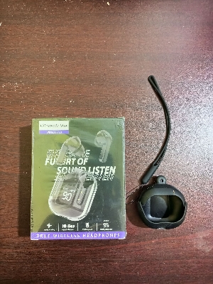 Picture of Ultrapods Pro Max TWS Wireless Bluetooth Headset Waterproof Noise Cancelling Led Earbuds - Multicolor