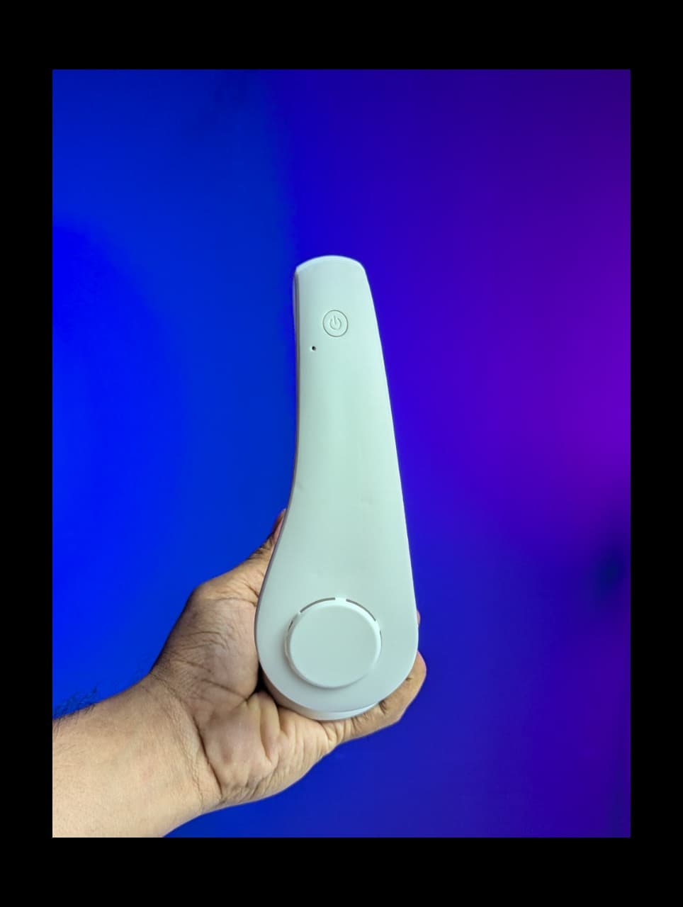 Picture of Mini Neck Portable Hanging Rechargeable Air Cooler Summer Sport Fan - Multicolor