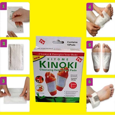 Picture of Original Kinoki Detox Foot Pads 10 Pcs - White