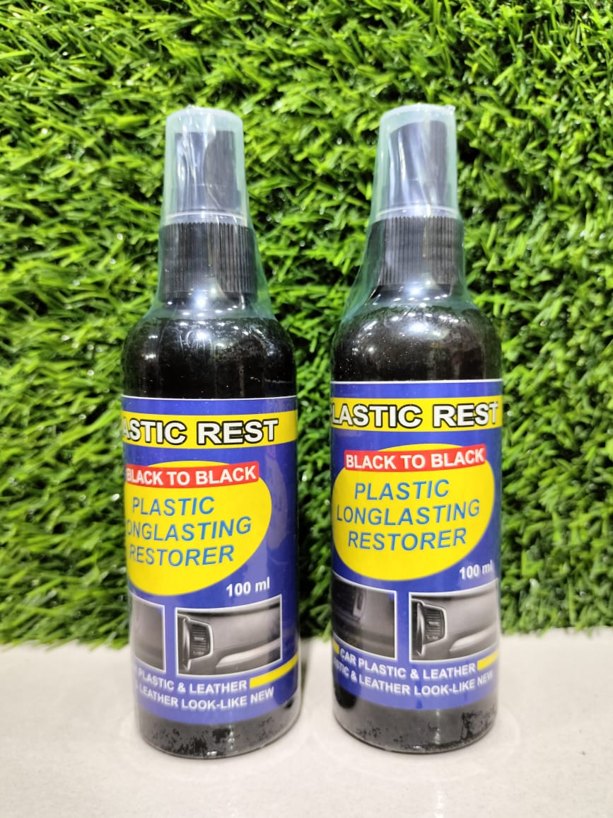 Picture of Car Exterior Plastic Restorer | Deep Clean + UV Protection + Gloss Finish | Shine & Repair