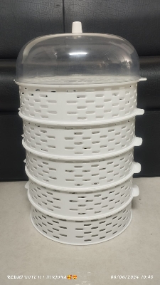 Picture of Hollow vegetable cover Dining Table Food Cover kitchen shelf 5 layer food dust cover anti-insect and anti-fly leftovers storage artifact