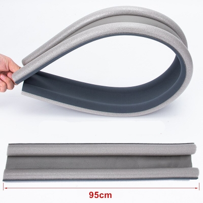 Picture of Windproof Door Seal Strip – Door Bottom Draught Stopper Guard | Soundproof, Dust-Proof, Double Protector Gap Blocker - Multicolor