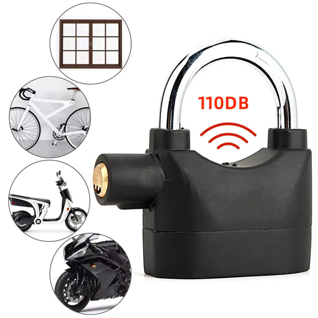 Picture of Alarm PadLock Home And Bike Users - Black