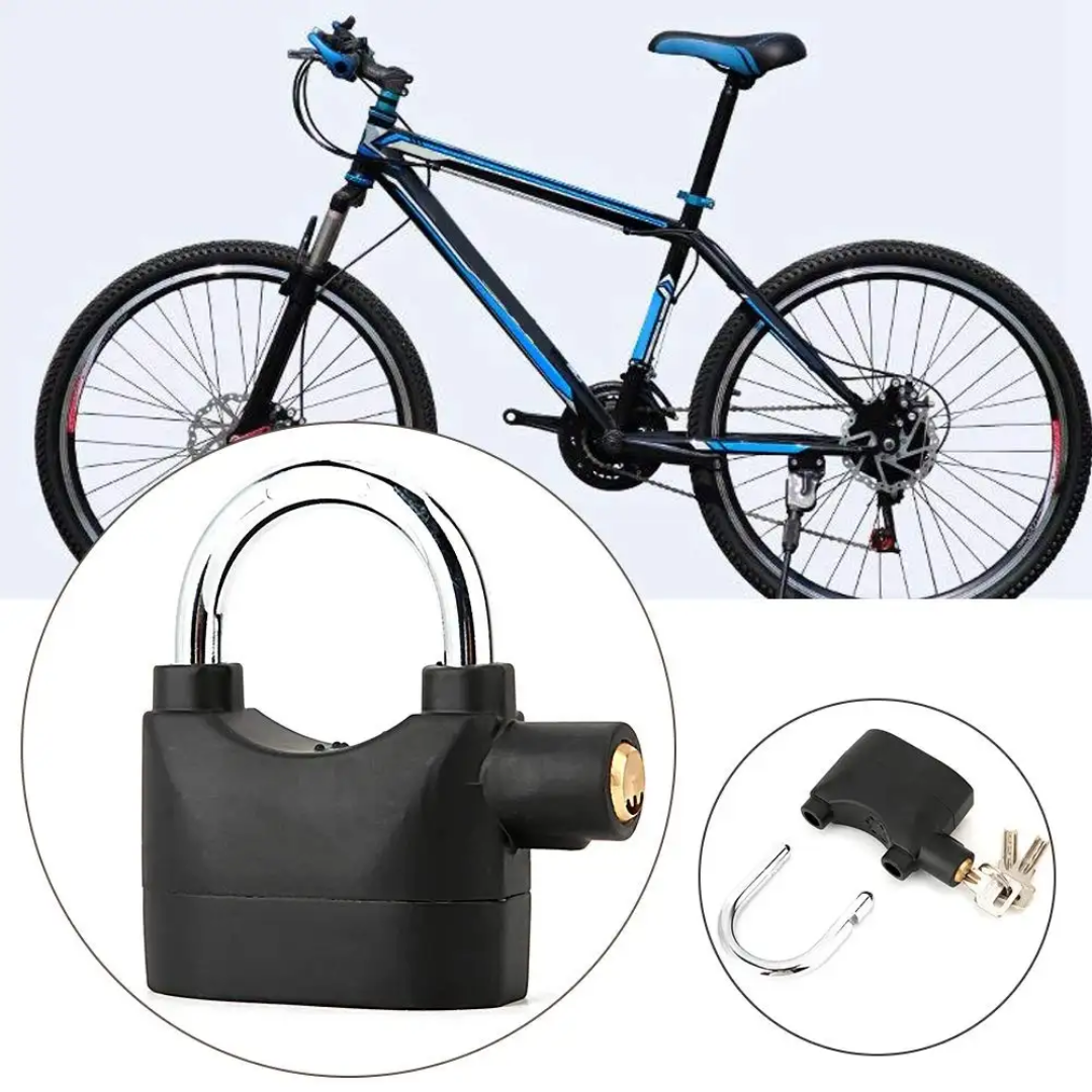 Picture of Alarm PadLock Home And Bike Users - Black