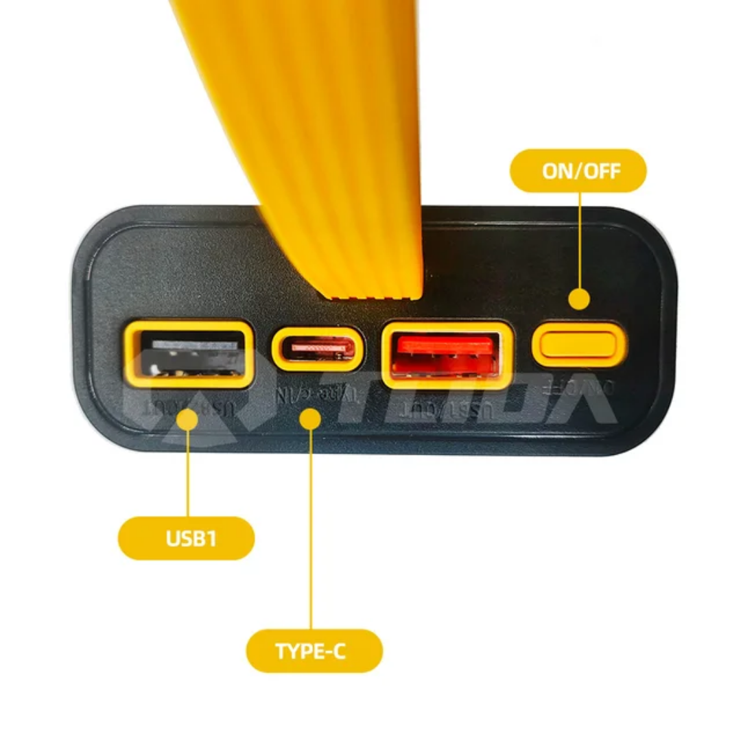 Picture of 20000 Mah Hot selling  22.5W Super First Charging Transparent Power Bank With 4 Cable