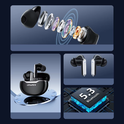 Picture of Awei T50 TWS Wireless Gaming Earbuds